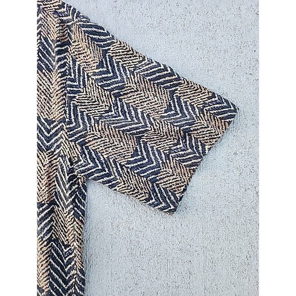 J. Ferrar Short Sleeve Button Front Gold Black 100% Rayon Mens Size S / CH Photo - Picture 3 of 15